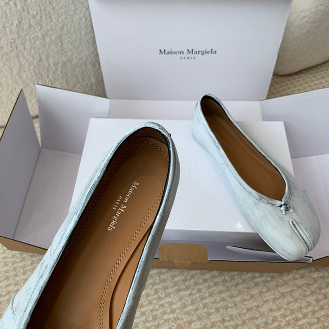 SL TABI BALLERINA FLAT PASTEL LAMBSKIN