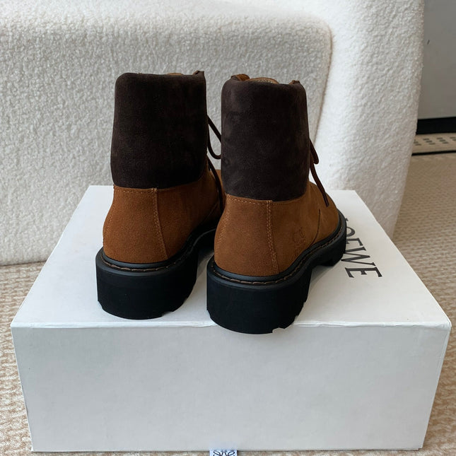 LW SIERRA COMBAT BOOT CARAMEL SUEDE