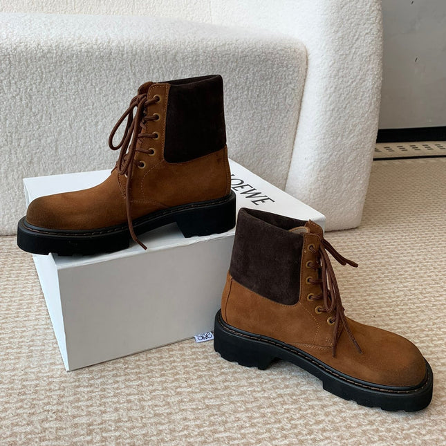 LW SIERRA COMBAT BOOT CARAMEL SUEDE