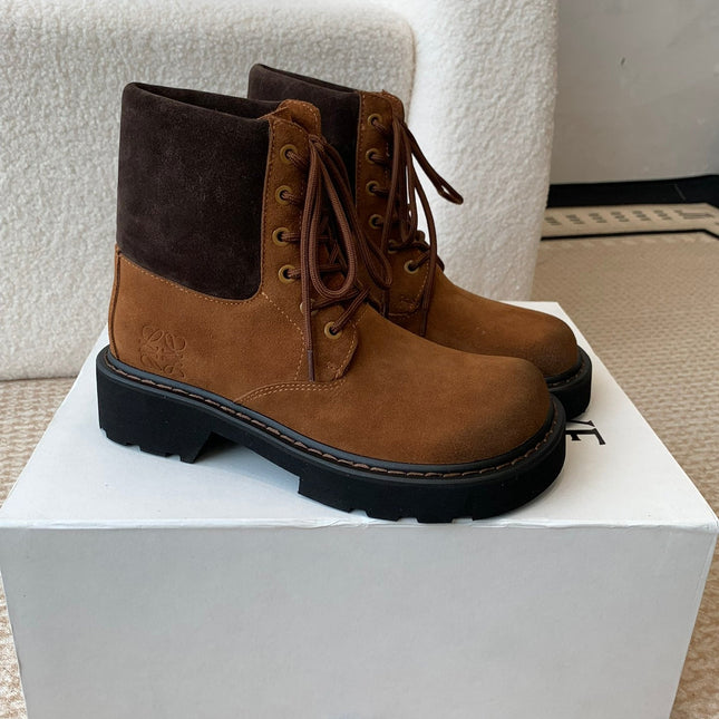 LW SIERRA COMBAT BOOT CARAMEL SUEDE
