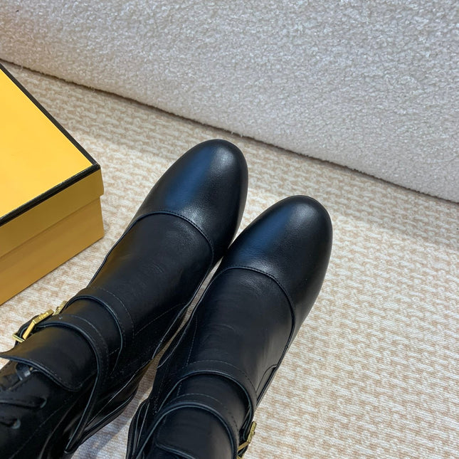 FE FEEL SANDALS IN BROWN AND BLACK FABRIC