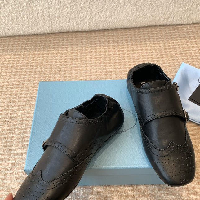 MONK STRAP IN BLACK CALFSKIN