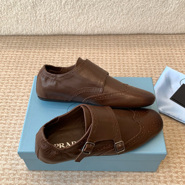 MONK STRAP IN DARK BROWN CALFSKIN