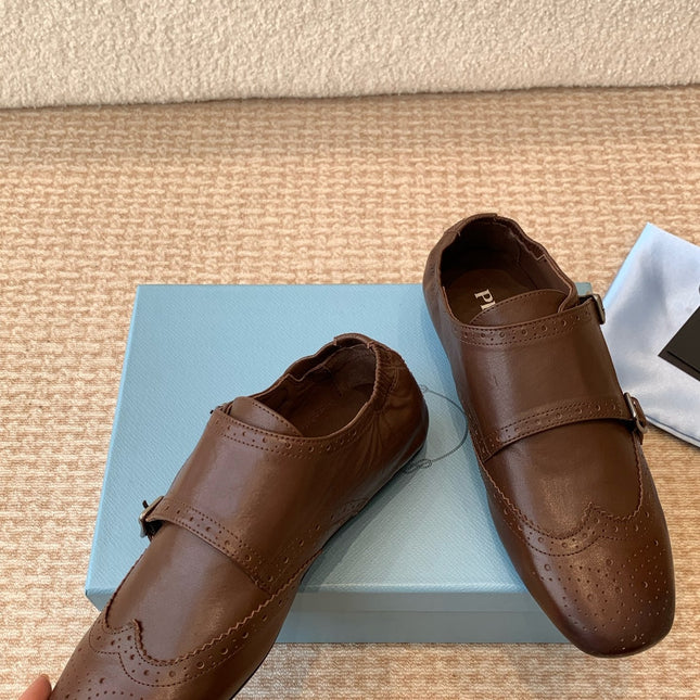 MONK STRAP IN DARK BROWN CALFSKIN