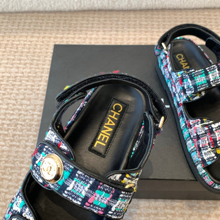 DAD SANDAL IN COLORFUL FABRIC