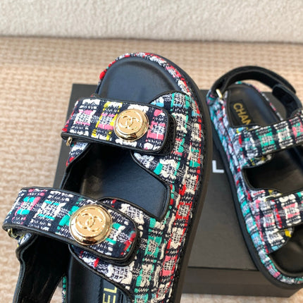 DAD SANDAL IN COLORFUL FABRIC