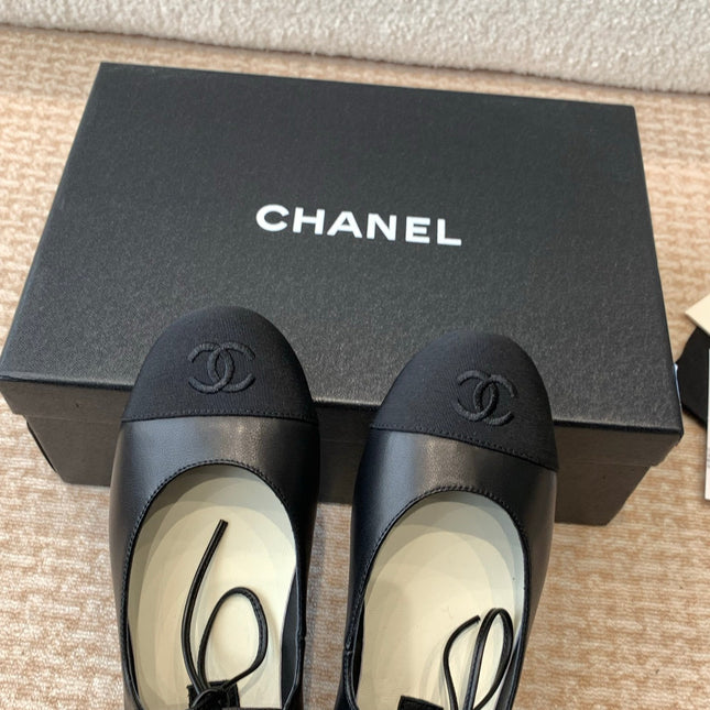 MARY JANE BALLERINA IN BLACK LAMBSKIN