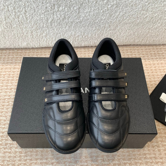 MARY JANE SNEAKERS IN BLACK LAMBSKIN