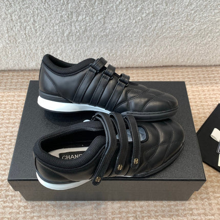 MARY JANE SNEAKERS IN BLACK LAMBSKIN