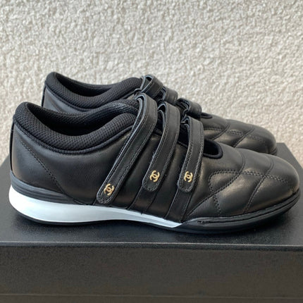 MARY JANE SNEAKERS IN BLACK LAMBSKIN