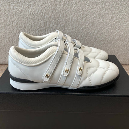 MARY JANE SNEAKERS IN WHITE LAMBSKIN