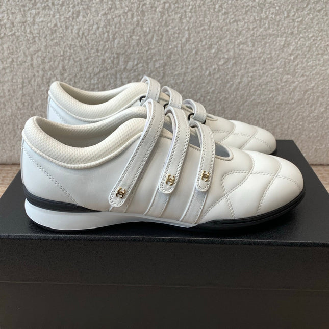 MARY JANE SNEAKERS IN WHITE LAMBSKIN