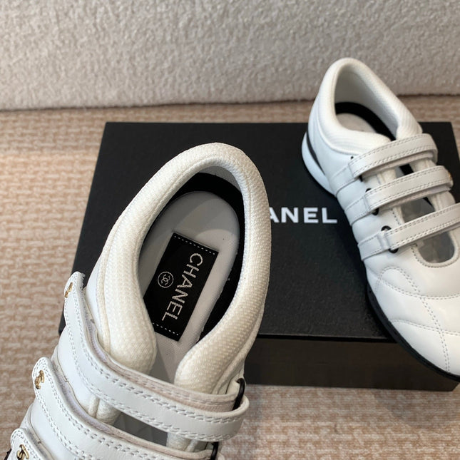 MARY JANE SNEAKERS IN WHITE LAMBSKIN