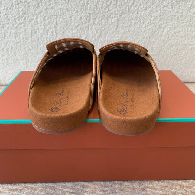 BUBBLE IN MULTICOLOR RAFFIA MIX BROWN LAMBSKIN GOLD HARDWARE