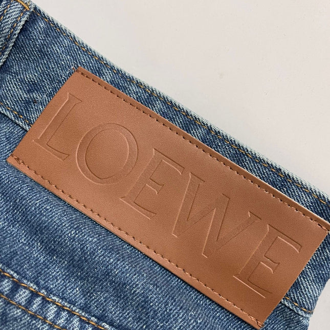 Loew White Anagram Blue Jean