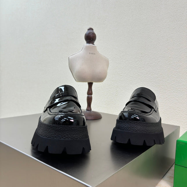 HADDOCK MOCCASIN IN BLACK PATENT CALFSKIN