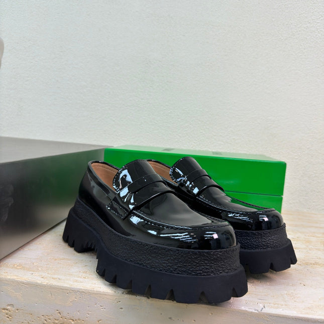 HADDOCK MOCCASIN IN BLACK PATENT CALFSKIN