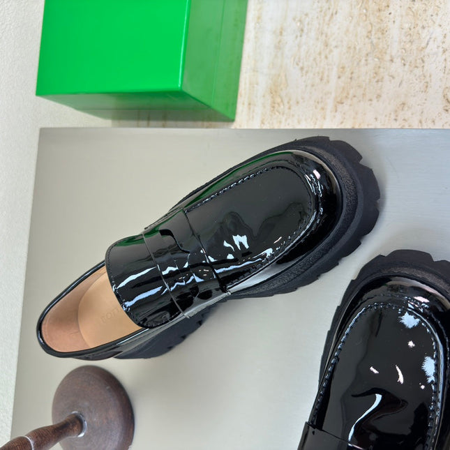 HADDOCK MOCCASIN IN BLACK PATENT CALFSKIN