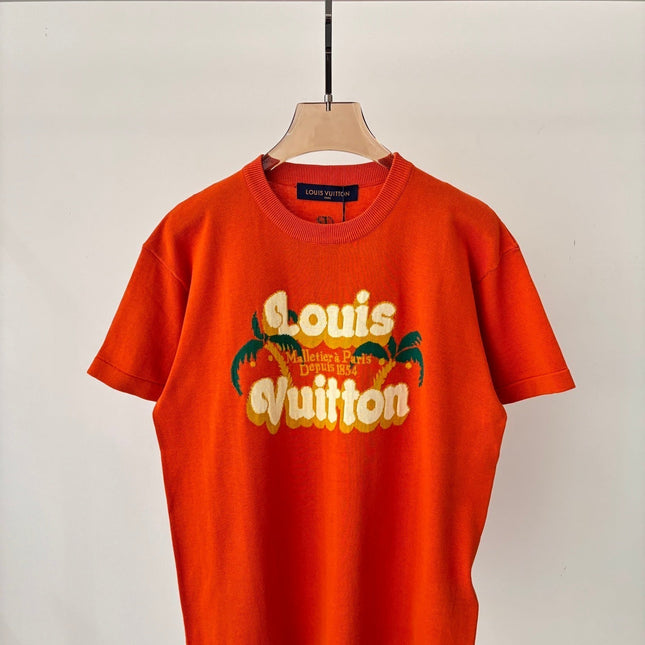 LV 25 T- Shirt Orange Cotton 232738