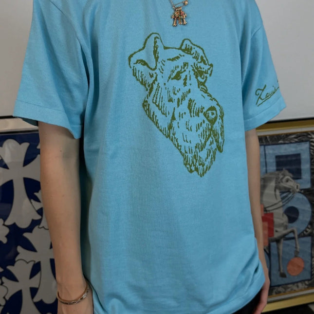 LV 25 T- Shirt Sky Blue Cotton 232739