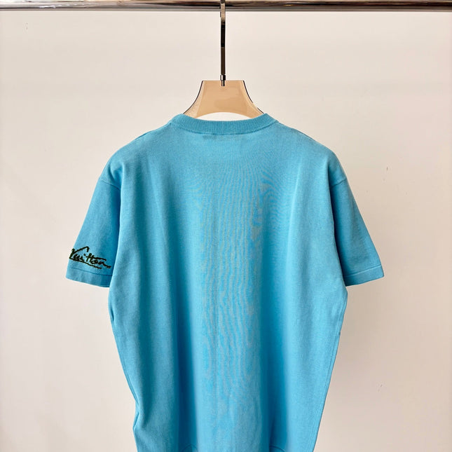LV 25 T- Shirt Sky Blue Cotton 232739
