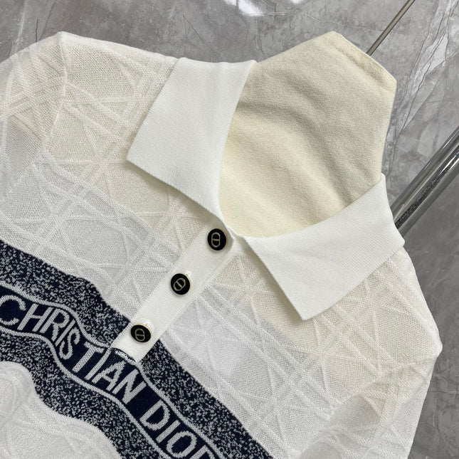 Dior 25 Polo Shirt Tencel with Wool 232755