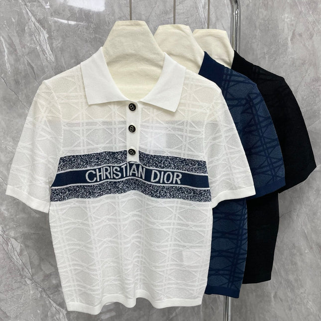Dior 25 Polo Shirt Tencel with Wool 232755