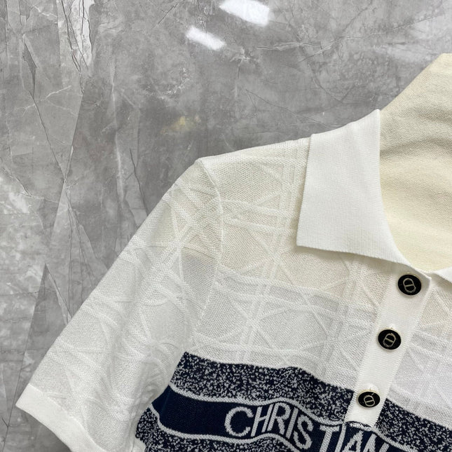 Dior 25 Polo Shirt Tencel with Wool 232755