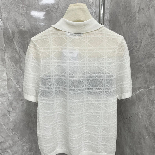 Dior 25 Polo Shirt Tencel with Wool 232755