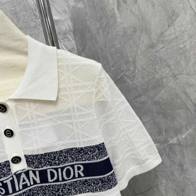 Dior 25 Polo Shirt Tencel with Wool 232755