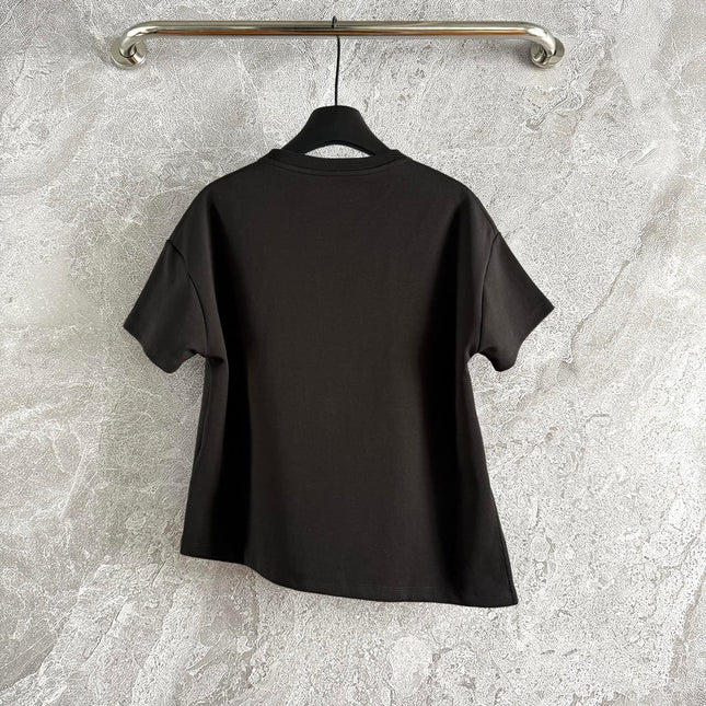 Loewe Slit T-shirt Brown Chocolate Cotton
