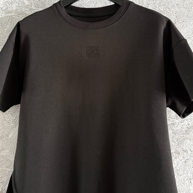 Loewe Slit T-shirt Brown Chocolate Cotton