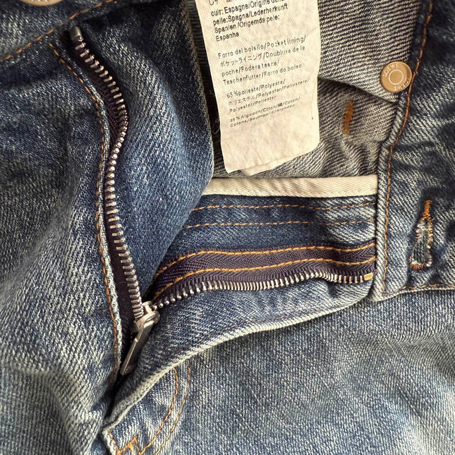 Loewe A-line Skirt Blue Polyester Fiber