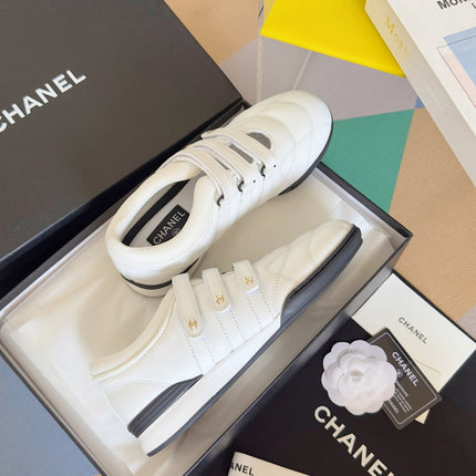 CC MARY JANE SNEAKER IN WHITE LAMBSKIN