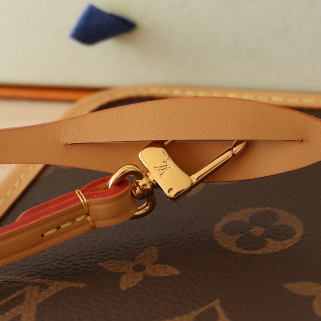 LV 25S SMALL CARRYALL BAG IN BROWN MONOGRAM CALFSKIN