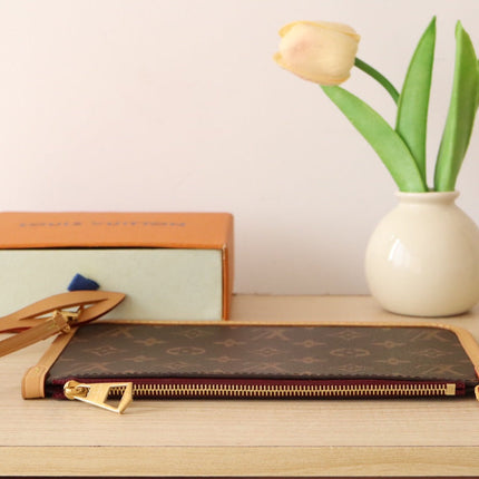 LV 25S SMALL CARRYALL BAG IN BROWN MONOGRAM CALFSKIN