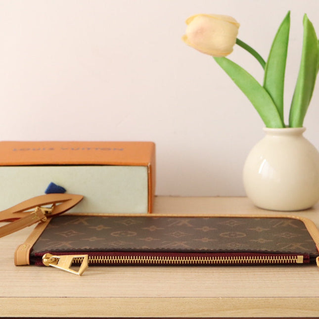 LV 25S SMALL CARRYALL BAG IN BROWN MONOGRAM CALFSKIN