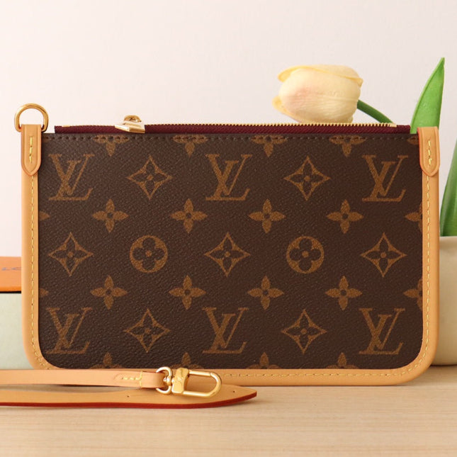 LV 25S SMALL CARRYALL BAG IN BROWN MONOGRAM CALFSKIN