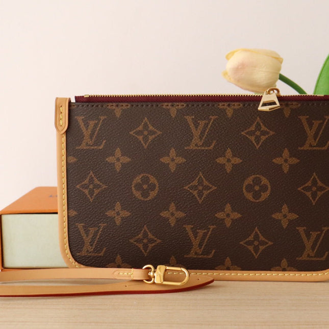 LV 25S SMALL CARRYALL BAG IN BROWN MONOGRAM CALFSKIN