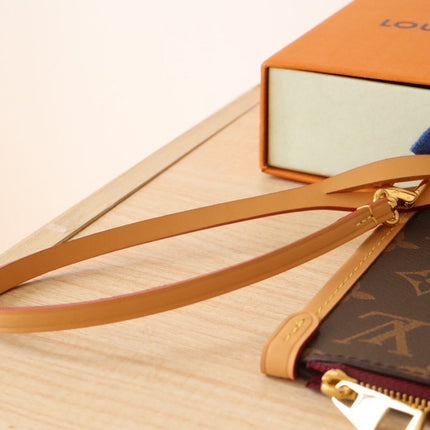 LV 25S SMALL CARRYALL BAG IN BROWN MONOGRAM CALFSKIN