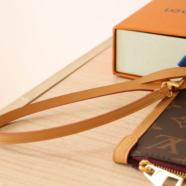 LV 25S SMALL CARRYALL BAG IN BROWN MONOGRAM CALFSKIN