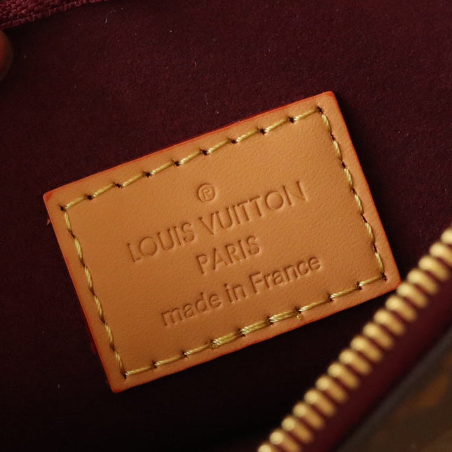 LV 25S SMALL CARRYALL BAG IN BROWN MONOGRAM CALFSKIN