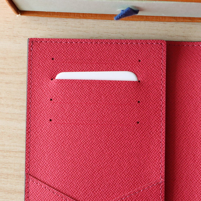 DOLL PASSPORT WALLET IN CHOCOLATE BROWN MONOGRAM CALFSKIN