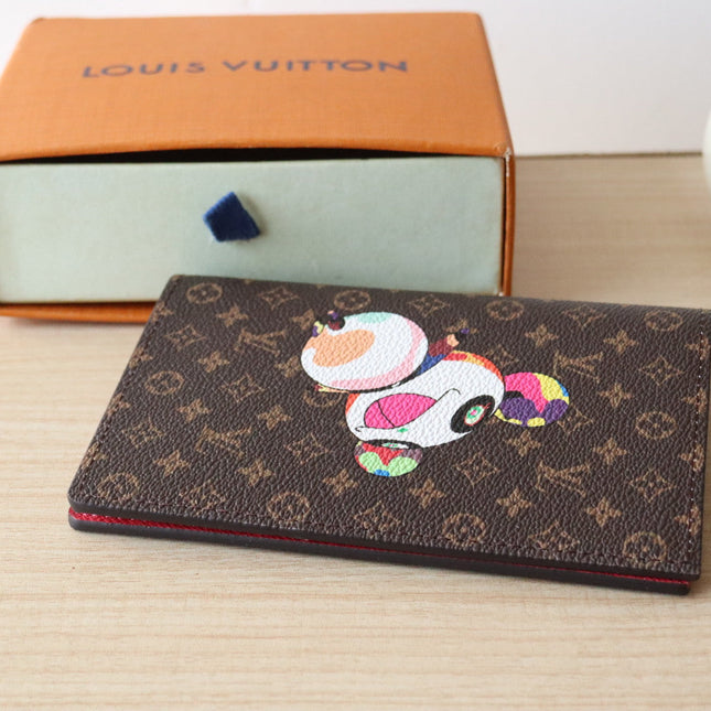 DOLL PASSPORT WALLET IN CHOCOLATE BROWN MONOGRAM CALFSKIN