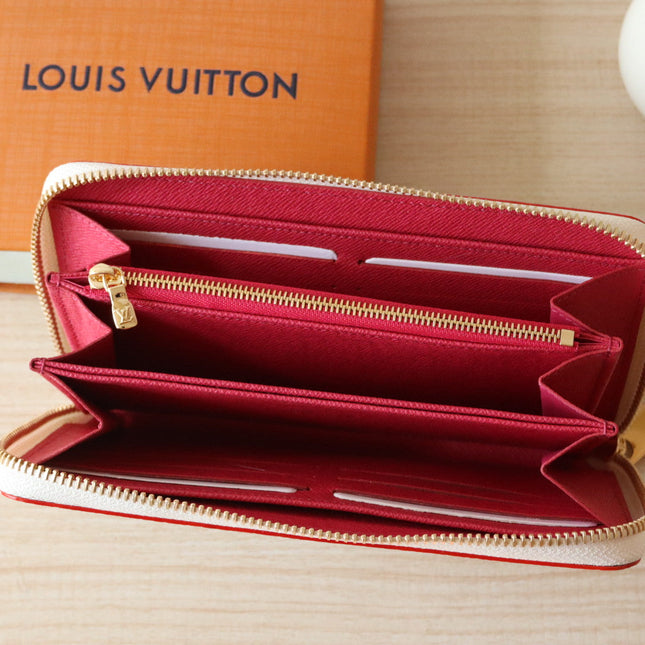 ZIPPY WALLET 19 IN WHITE MIX COLORFUL CALFSKIN