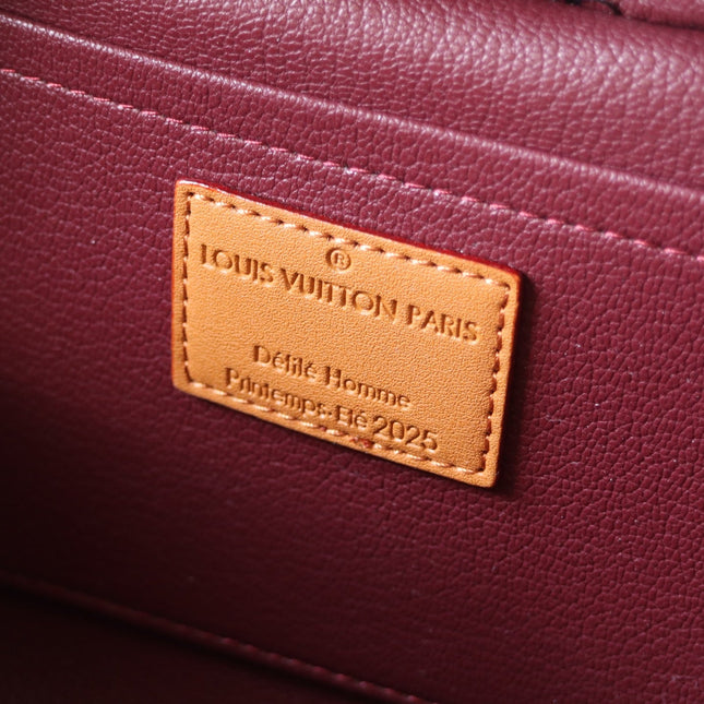 DOPP KIT LOCKER BAG 23 IN COLORFUL DAMIER CALFSKIN