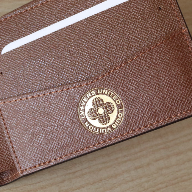 SLENDER WALLET 11 IN COLORFUL DAMIER EBENE CANVAS
