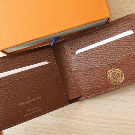 SLENDER WALLET 11 IN COLORFUL DAMIER EBENE CANVAS