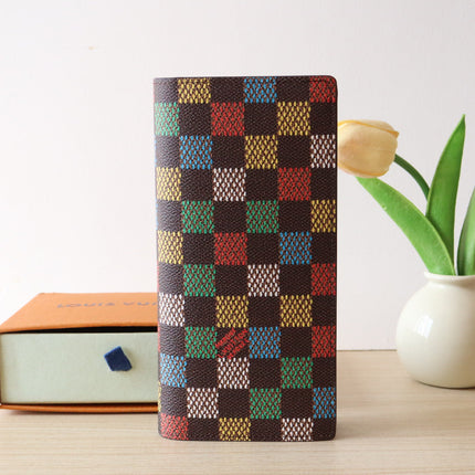 POCKET ORGANIZER WALLET 19 IN COLORFUL DAMIER EBENE CANVAS