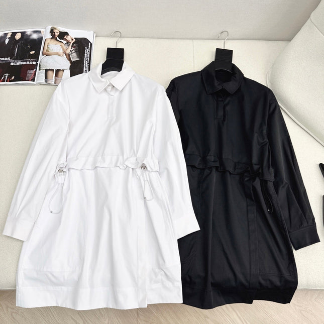 HERMES 25S DRAWSTRING DRESS 079